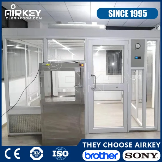 Interlock Doors Air Shower Pass Box for Pharmacy Laboratory